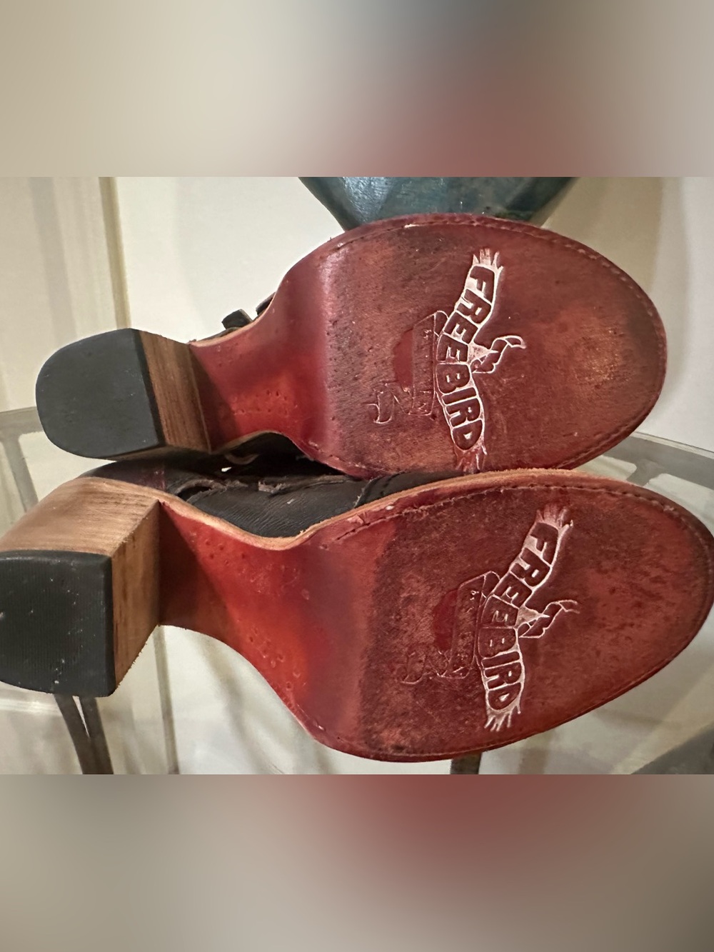 Freebird By Steven Braeden Bootie Brown and Burgundy Sz 8 - Picture 5 of 6